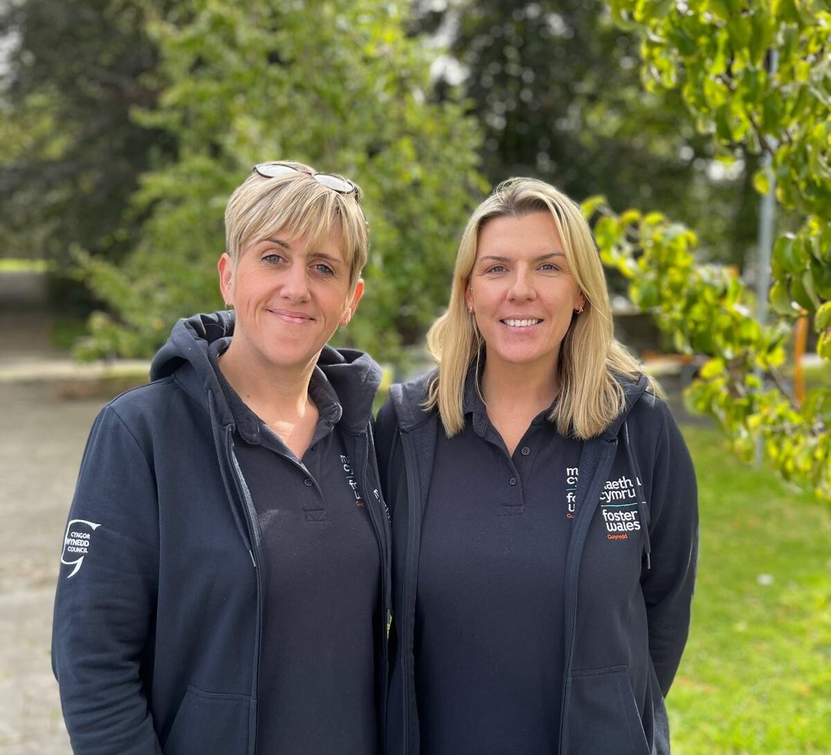 Lina and Lisa, Recruitment Officers, Gwynedd
