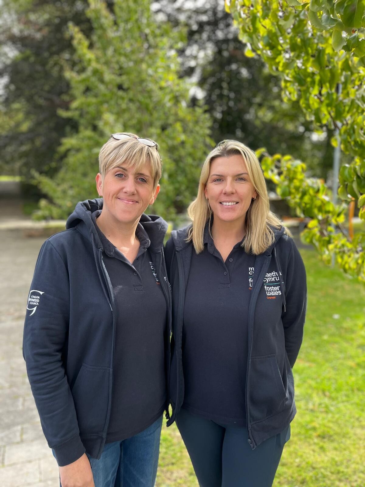 Lina and Lisa, Recruitment Officers, Gwynedd