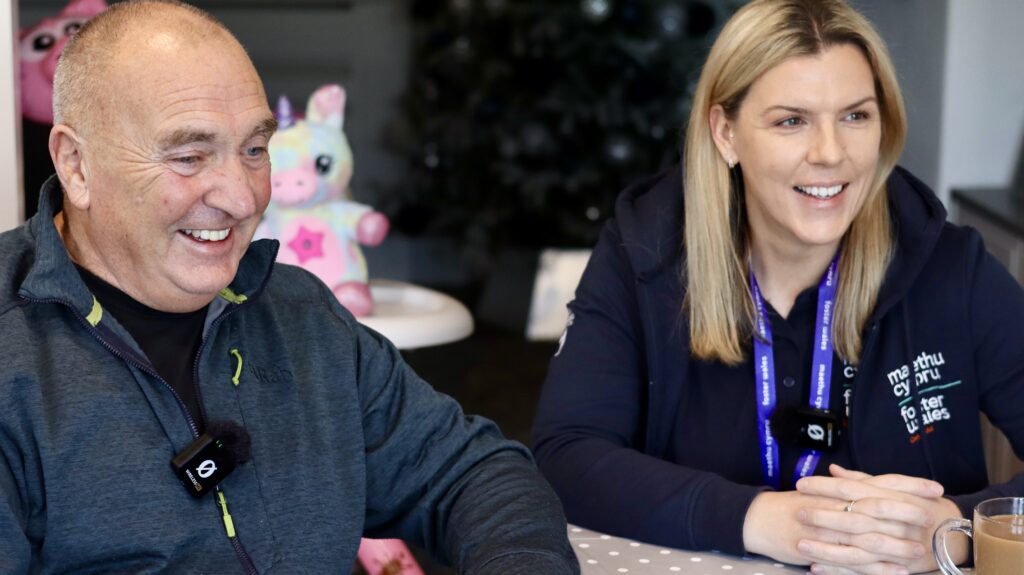 Foster Carer Steve and Lisa from Maethu Cymru